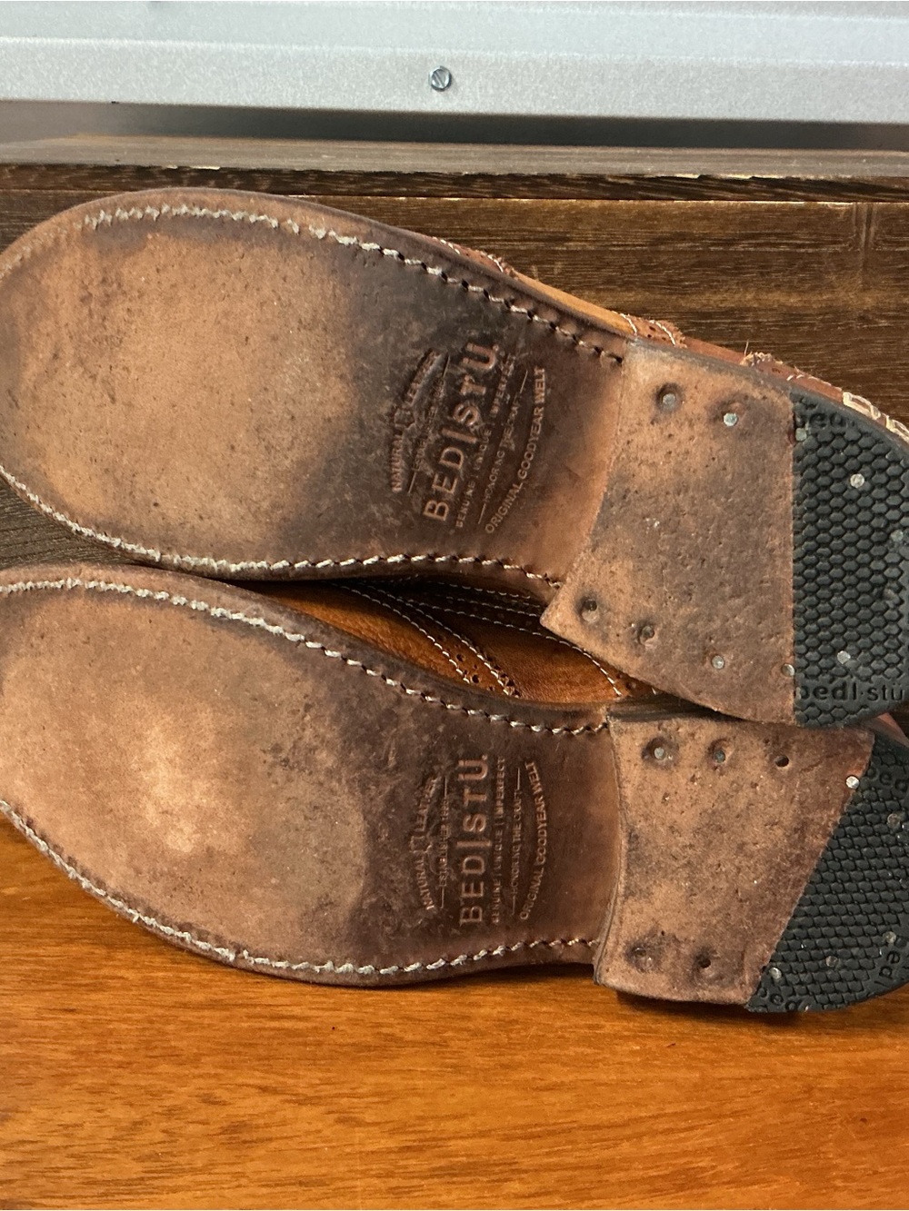 Bed Stu Lita Channing Oxford Shoes Wingtip Cobbler Distressed Leather Women 6.5 - Picture 5 of 9